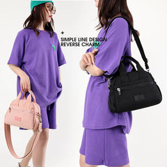 Nylon Shoulder Bag Waterproof Girls Messenger Handbag