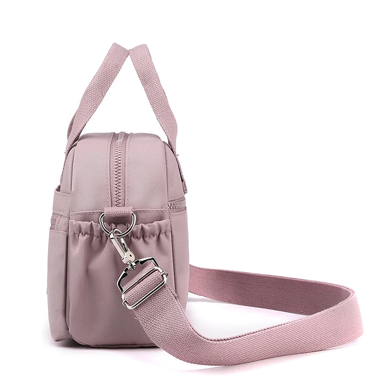 Nylon Shoulder Bag Waterproof Girls Messenger Handbag