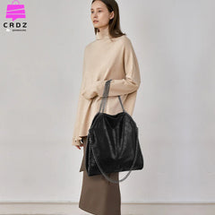 Soft Chain Crossbody Bag Women's Tote Shoulder Bag