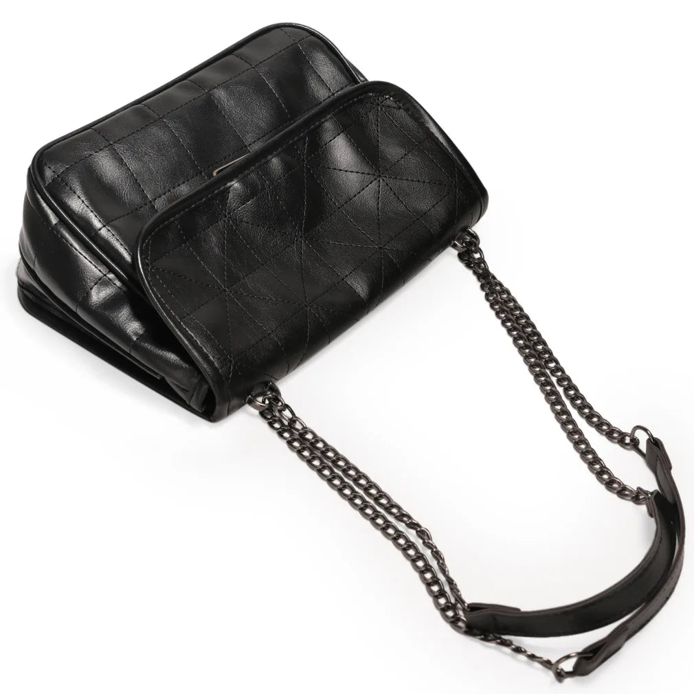 Crossbody Bag Women Shoulder Handbag PU Leather Messenger Casual