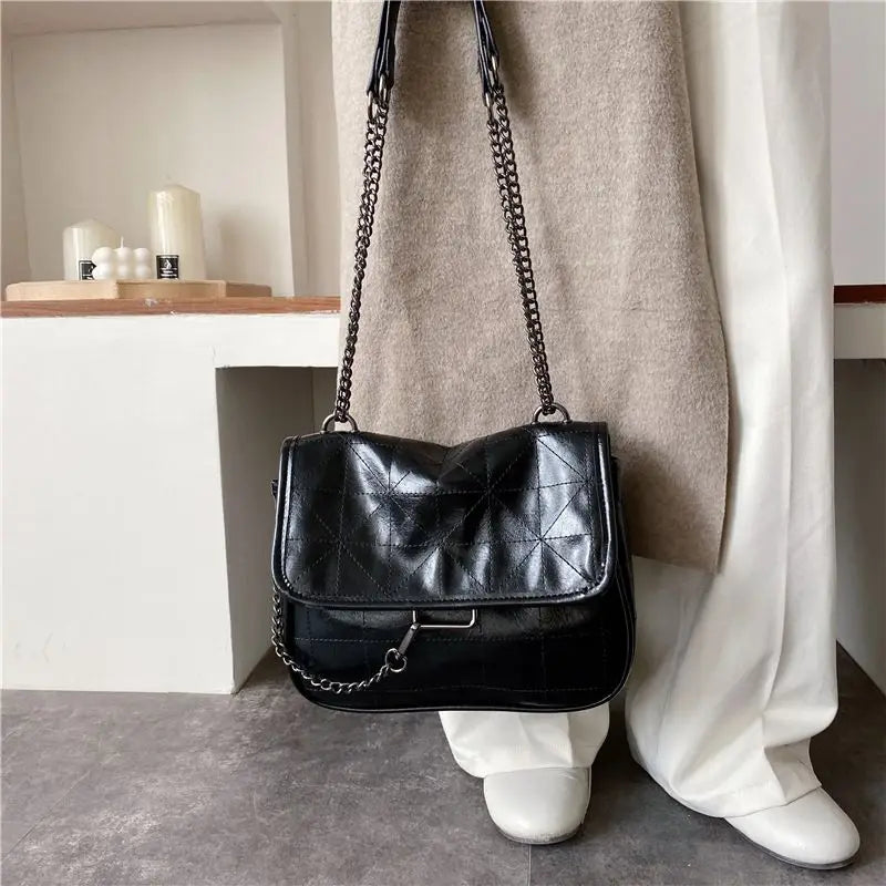 Small Crossbody Bag with Chain Shoulder Strap for Women KL822