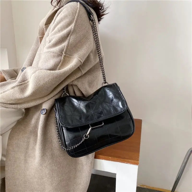 Small Crossbody Bag with Chain Shoulder Strap for Women KL822