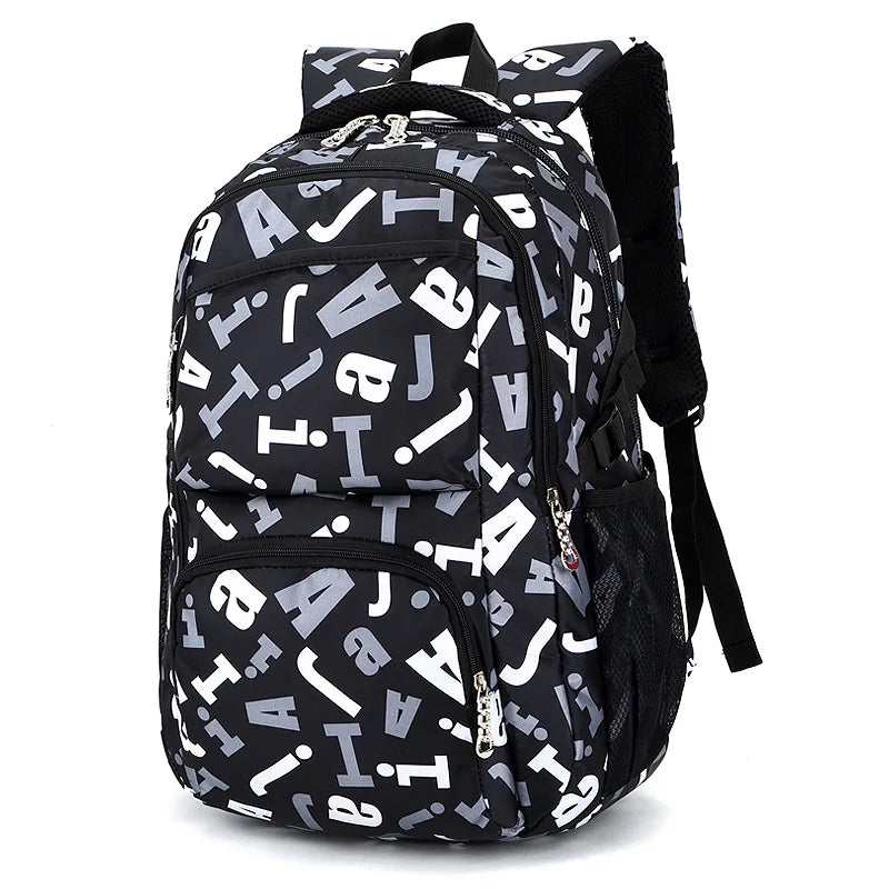 Kids Backpack Primary Schoolbag For Boys Waterproof Book Bag