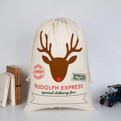 Christmas Gift Bag Decorations Santa Sacks Deer Ornament Candy Bag