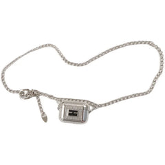 Metal Chain Waist Belt with Letter Bag Box Women European Ins Mini Fanny Packs
