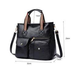 Soft Leather Women's Tote Bag Handbag Crossbody Bags