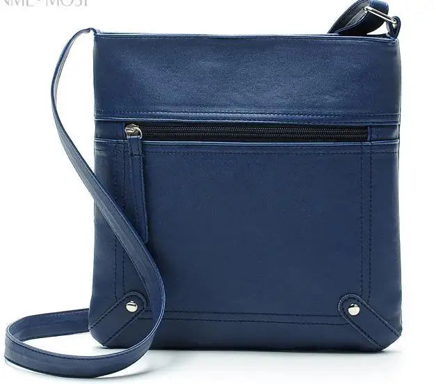 Women Leather Messenger Bag Crossbody Satchel
