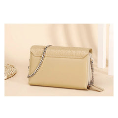 Double Layer Women Shoulder Bags Chain Lock Small Handbag Crossbody Purse