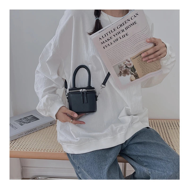 Spring Fashionable Purses Ins All-match Portable Small Square Handbags