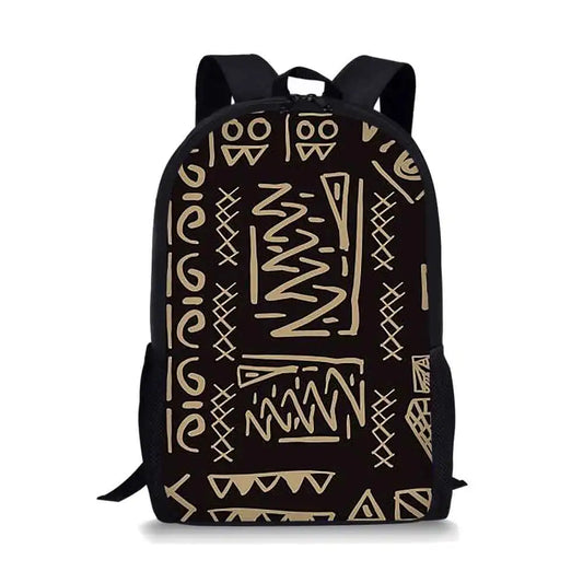 Tribal Geometry Print Women's Backpack Waterproof