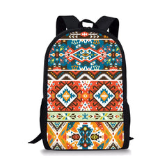 Ethnic Tribal Print School Bags for Girls Stylish Laptop Women's Backpack