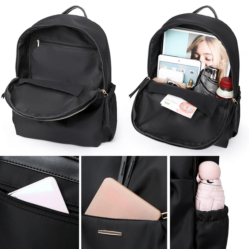 Backpack Women Bag High Oxford Back pack Female Daypack Ladies Large Capacity