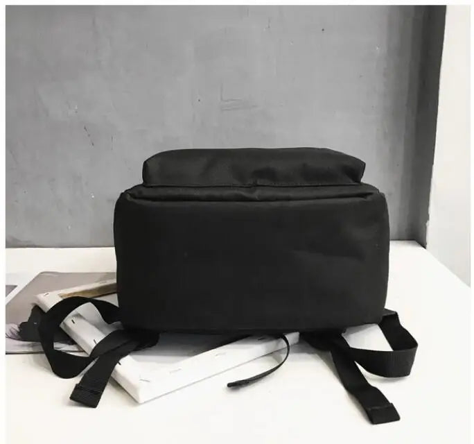 Canvas Women School Bag Shoulder Bag Backpack for Teenage Girl Student Bag