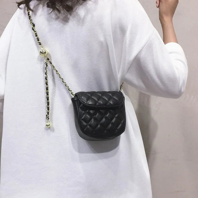Chain Female Totes Sac Spring Mini Women Purses Handbags PU Leather Shoulder Mes