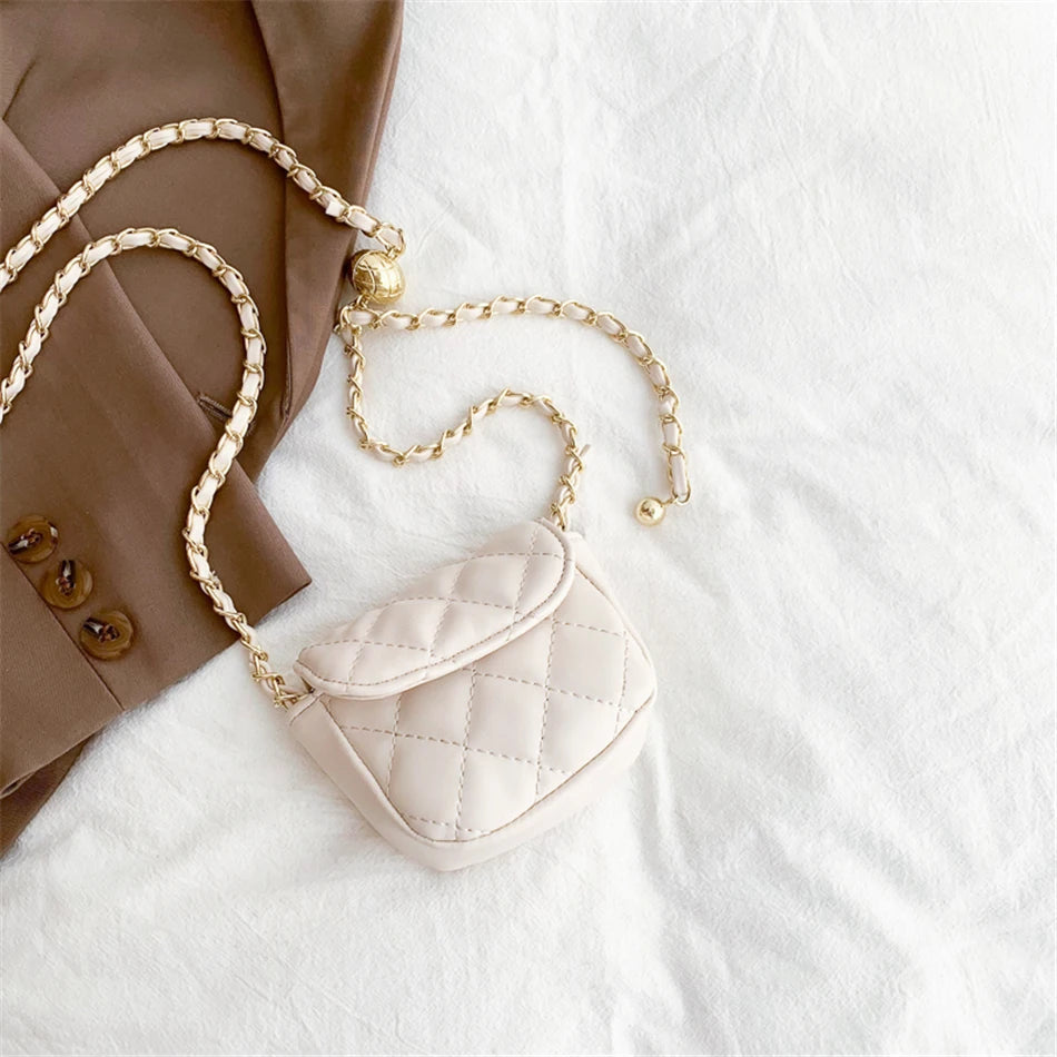 Chain Female Totes Sac Spring Mini Women Purses Handbags PU Leather Shoulder Mes