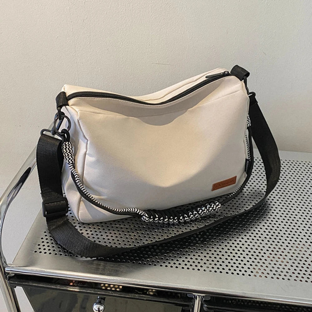 Nylon Shoulder Bags Solid Handbags Casual Crossbody