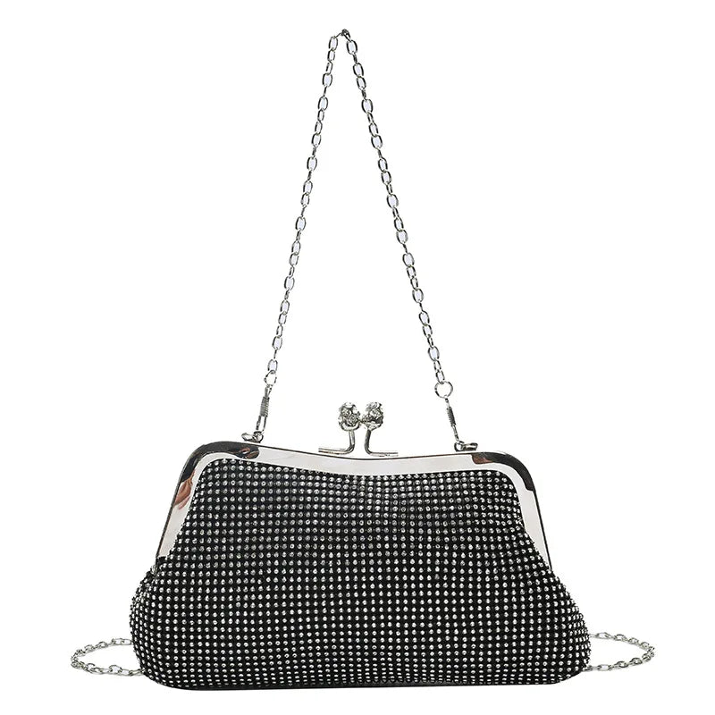 Diamond Evening Bags Hasp Handbag Elegent Chain Women Shoulder Crossbody Bag