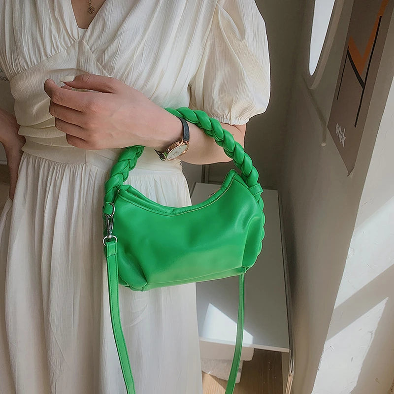 Pleated Cloud Handbag Crossbody Bag Shoulder Tote Bag