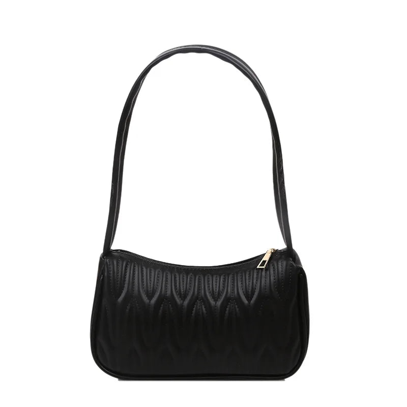 Women's PU Leather Shoulder Bag Casual Solid Messenger Bag
