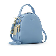 Leather Mini Backpack Wallet Ladies Handbag Shoulder Bag