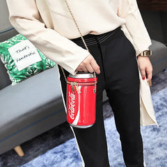 Funny Personality Crossbody Bag Small Box Shape Shoulder Bag