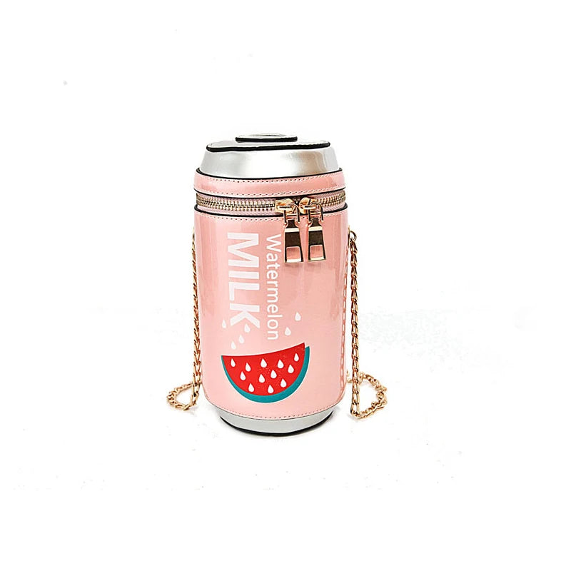 Funny Personality Crossbody Bag Small Box Shape Shoulder Bag