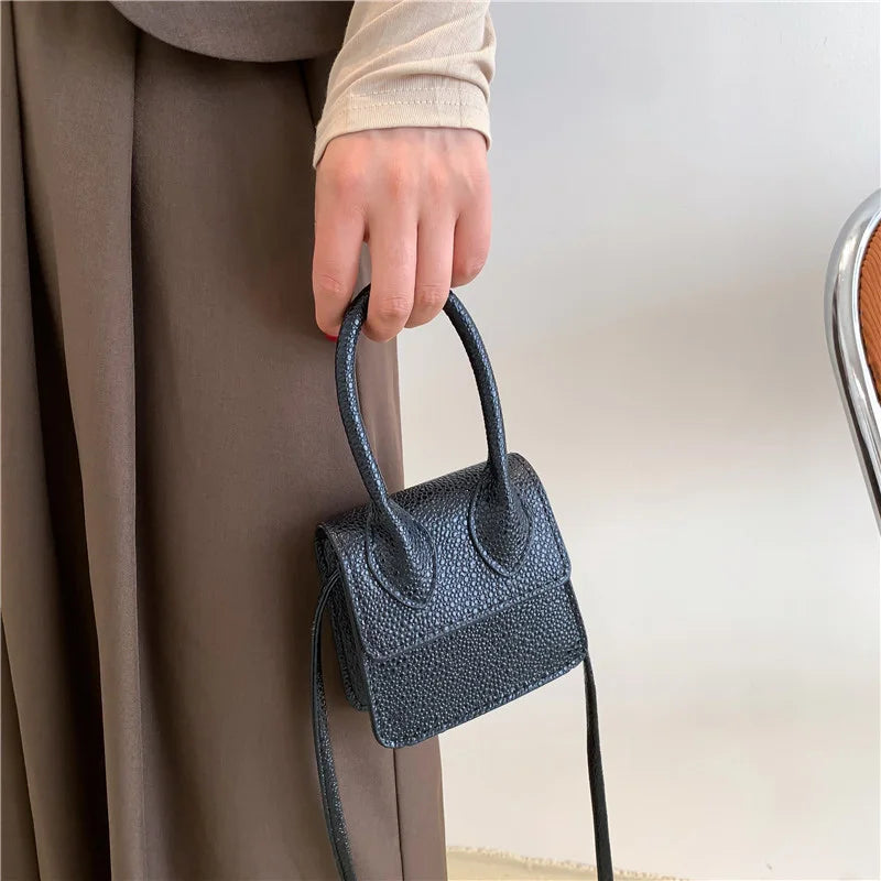 Women's Mini Shoulder Bag Flap Crossbody Top Handle Bag