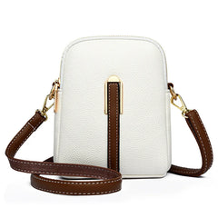 Women's Mini Leather Crossbody Bag Phone Pouch Casual Shoulder Purse