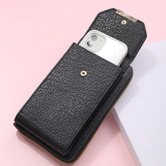 Multi-function Pu Lychee Pattern Ladies Shoulder Bag