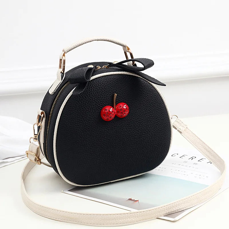 Women's Round Shoulder Bag Mini Crossbody Versatile Portable