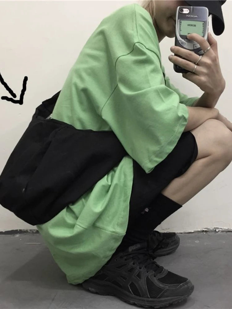 One Shoulder Large Bag Women Knot Version Canvas Armpit Bag