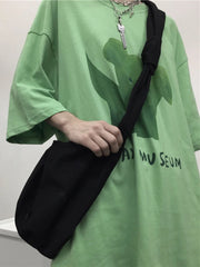One Shoulder Large Bag Women Knot Version Canvas Armpit Bag