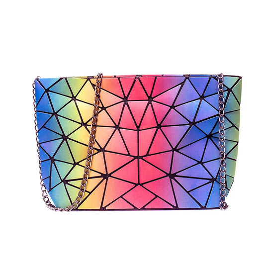 Luminous Geometry Women Shoulder Bags Chain Handbag