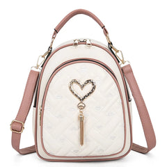 Sequin Backpack Female Bag Cat Small Backpack Lady Style PU Leather Backpack