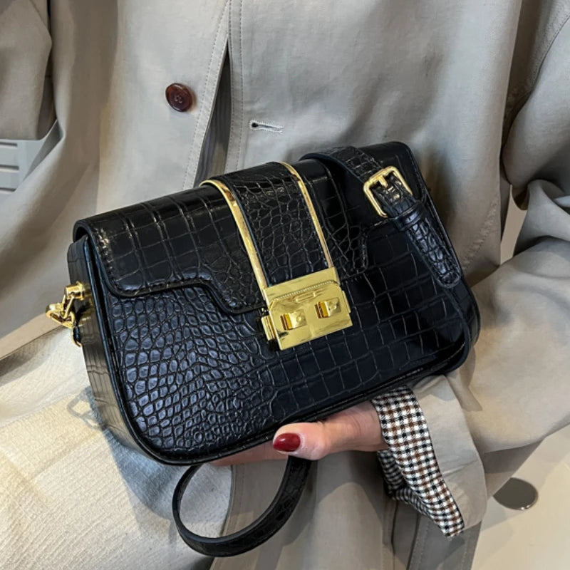 Shoulder Stone Bag Women Leather Pu Quilted Bag Female Handbags