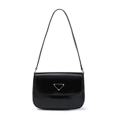 Women's Small PU Leather Shoulder Bags Solid Travel Totes