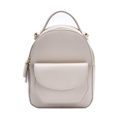 Small Leather Backpack Women Crossbody Bag Multi-Function Shoulder Handbags