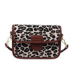 Leather Woven Crossbody Bag for Women Shoulder Chest Messenger Bag