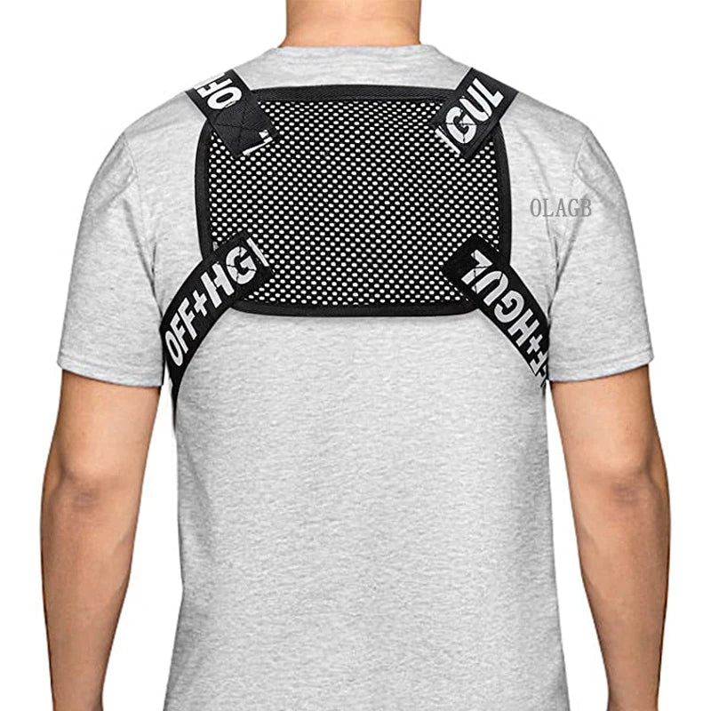 Men's Hip-Hop Chest Bag Tactical Utility Pack