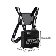 Men's Hip-Hop Chest Bag Tactical Utility Pack
