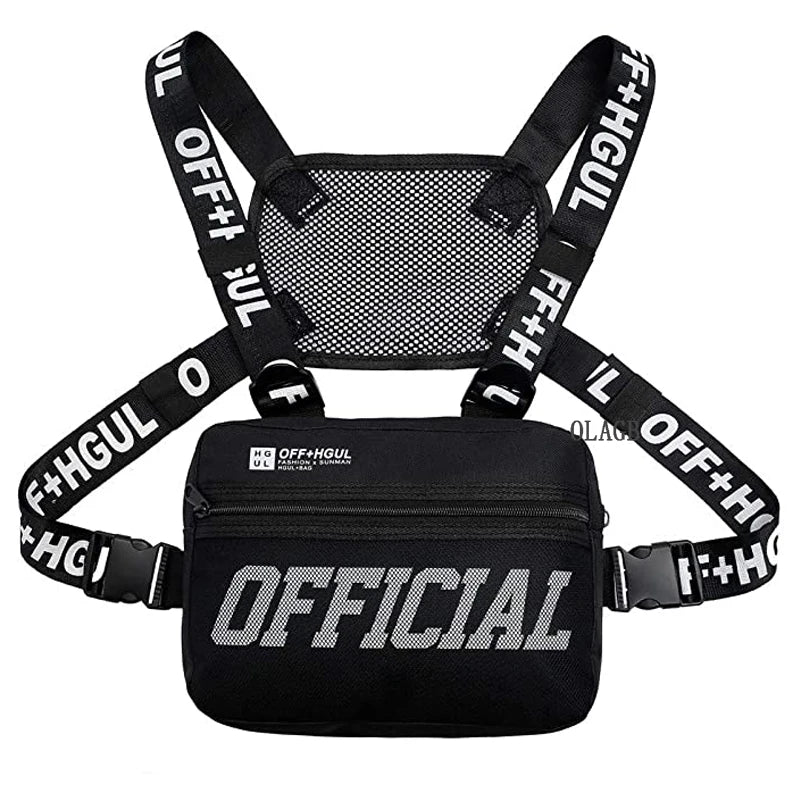 Men's Hip-Hop Chest Bag Tactical Utility Pack
