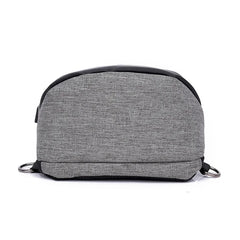 USB Charging Crossbody Bag Men Theftproof Leather Bag