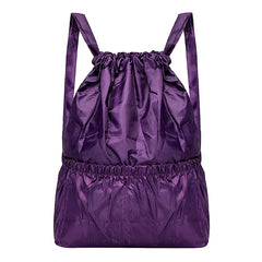 Vintage Drawstring Backpacks Large Capacity Flower Ethnic Style