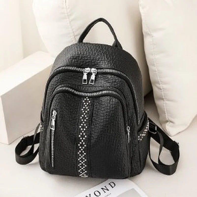Teenage Girls Oxford School Bag Waterproof Large Capacity Backpack