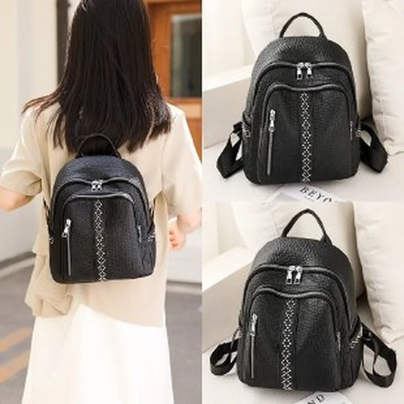 Teenage Girls Oxford School Bag Waterproof Large Capacity Backpack