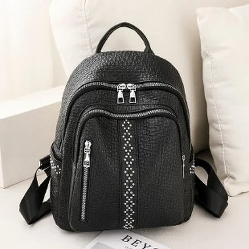 Teenage Girls Oxford School Bag Waterproof Large Capacity Backpack