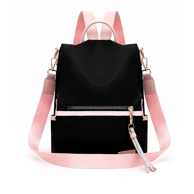 Waterproof Canvas Travel Backpack for Teenagers Girl School Bag