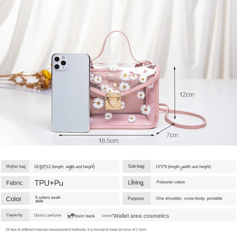 Women Pattern Shoulder Bag Chain Strap Messenger Handbag Tote