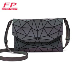 Geometric Luminous Envelope Women Evening Bag Clutch Messenger Handbag