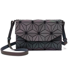 Geometric Luminous Envelope Women Evening Bag Clutch Messenger Handbag